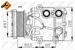 NRF  Kompressori,  ilmastointilaite EASY FIT 12V 32401