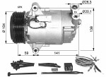 NRF  Kompressori,  ilmastointilaite 12V 32427