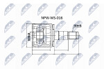 NTY  Шарнирный комплект,  приводной вал NPW-MS-016