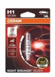 ams-OSRAM  Лампа накаливания,  фара дальнего света NIGHT BREAKER® SILVER H1 12V 55Вт 64150NBS-01B