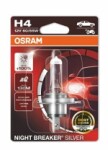ams-OSRAM  Лампа накаливания,  фара дальнего света NIGHT BREAKER® SILVER H4 12V 60/55Вт 64193NBS-01B