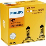 PHILIPS  Лампа накаливания Vision H7 12V 55Вт 12972PRC2