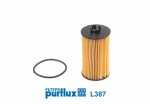 PURFLUX  Eļļas filtrs L387