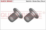 QUICK BRAKE  Screw Set,  brake disc 11661K