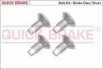 QUICK BRAKE  Screw Set,  brake disc 11663K