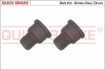 QUICK BRAKE  Screw Set,  brake disc 11664K