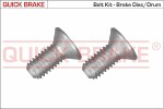QUICK BRAKE  Screw Set,  brake disc 11671K