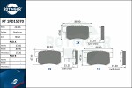ROTINGER Brake Pad Set,  disc brake RT 1PD15070
