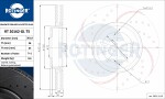 ROTINGER  Bremžu diski GRAPHITE DRILLED & SLOTTED PLUS RT 20162-GL T5