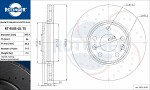 ROTINGER  Bremžu diski GRAPHITE DRILLED & SLOTTED PLUS RT 4505-GL T5