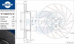 ROTINGER  Тормозной диск GRAPHITE REGULAR SLOTTED PLUS RT 71005HP-GL T6