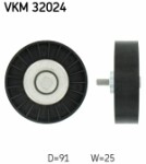 SKF  Deflection/Guide Pulley,  V-ribbed belt VKM 32024