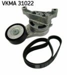 SKF  V-Ribbed Belt Set VKMA 31022