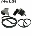 SKF  Поликлиновой ременный комплект VKMA 31051
