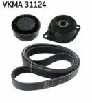 SKF  V-Ribbed Belt Set VKMA 31124