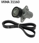 SKF  V-Ribbed Belt Set VKMA 31160