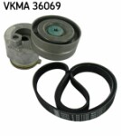 SKF  V-Ribbed Belt Set VKMA 36069