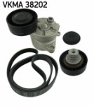 SKF  V-Ribbed Belt Set VKMA 38202