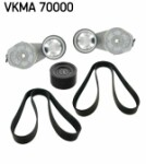 SKF  V-Ribbed Belt Set VKMA 70000