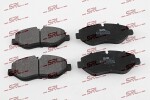 SRLine  Комплект тормозных колодок,  дисковый тормоз S70-0178