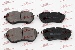 SRLine  Комплект тормозных колодок,  дисковый тормоз S70-0882