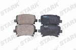 Stark  Brake Pad Set,  disc brake SKAD-1009