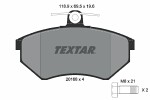 TEXTAR  Piduriklotsi komplekt, ketaspidur Q+ 2016804