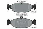 TEXTAR  Комплект тормозных колодок,  дисковый тормоз Q+ 2054701