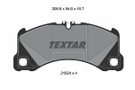 TEXTAR Brake Pad Set,  disc brake Q+ 2152401