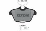 TEXTAR  Комплект тормозных колодок,  дисковый тормоз 2160601