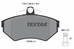 TEXTAR  Piduriklotsi komplekt, ketaspidur Q+ 2194502