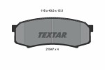 TEXTAR  Brake Pad Set,  disc brake 2194701