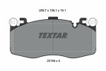 TEXTAR  Комплект тормозных колодок, дисковый тормоз Q+ 2219401