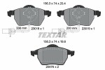 TEXTAR  Brake Pad Set,  disc brake Q+ 2301802