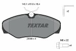 TEXTAR  Комплект тормозных колодок,  дисковый тормоз Q+ 2309902