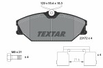 TEXTAR  Piduriklotsi komplekt, ketaspidur Q+ 2317203