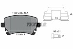 TEXTAR  Brake Pad Set,  disc brake Q+ 2332601