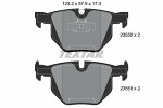 TEXTAR  Комплект тормозных колодок,  дисковый тормоз Q+ 2355001