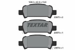 TEXTAR  Brake Pad Set,  disc brake 2357202