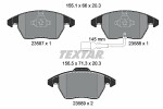 TEXTAR  Комплект тормозных колодок,  дисковый тормоз Q+ 2358701