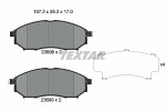 TEXTAR  Brake Pad Set,  disc brake 2369803