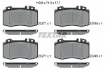TEXTAR  Комплект тормозных колодок,  дисковый тормоз Q+ 2374502