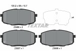 TEXTAR  Brake Pad Set,  disc brake 2396601