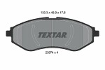 TEXTAR  Brake Pad Set,  disc brake Q+ 2397401