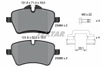TEXTAR  Brake Pad Set,  disc brake Q+ 2398404