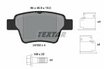TEXTAR  Комплект тормозных колодок,  дисковый тормоз Q+ 2415001