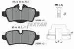 TEXTAR  Brake Pad Set,  disc brake Q+ 2428901
