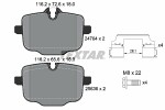 TEXTAR  Комплект тормозных колодок, дисковый тормоз Q+ 2470401