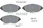 TEXTAR  Brake Pad Set,  disc brake Q+ 2473801