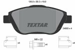 TEXTAR  Piduriklotsi komplekt, ketaspidur Q+ 2488301